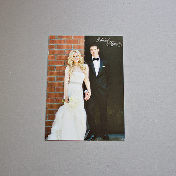 Photo Thank You Card, Flat