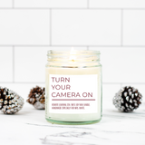 Personalized Bundle - Thumbs Up, Camera On and Mute Mic Soy Candles