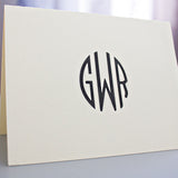 Monogram Arc Note Card