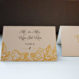 peony escort cards