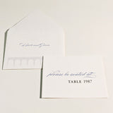 Escort/Place Card, Envelope