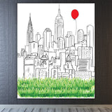 New York City Skyline Backdrop