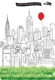 New York City Skyline Backdrop