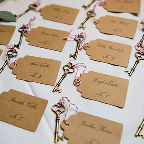 Escort/Place Card, Vintage Key