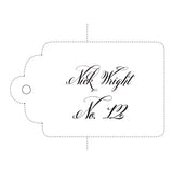 Vintage Skeleton Key Tag Escort or Place Card
